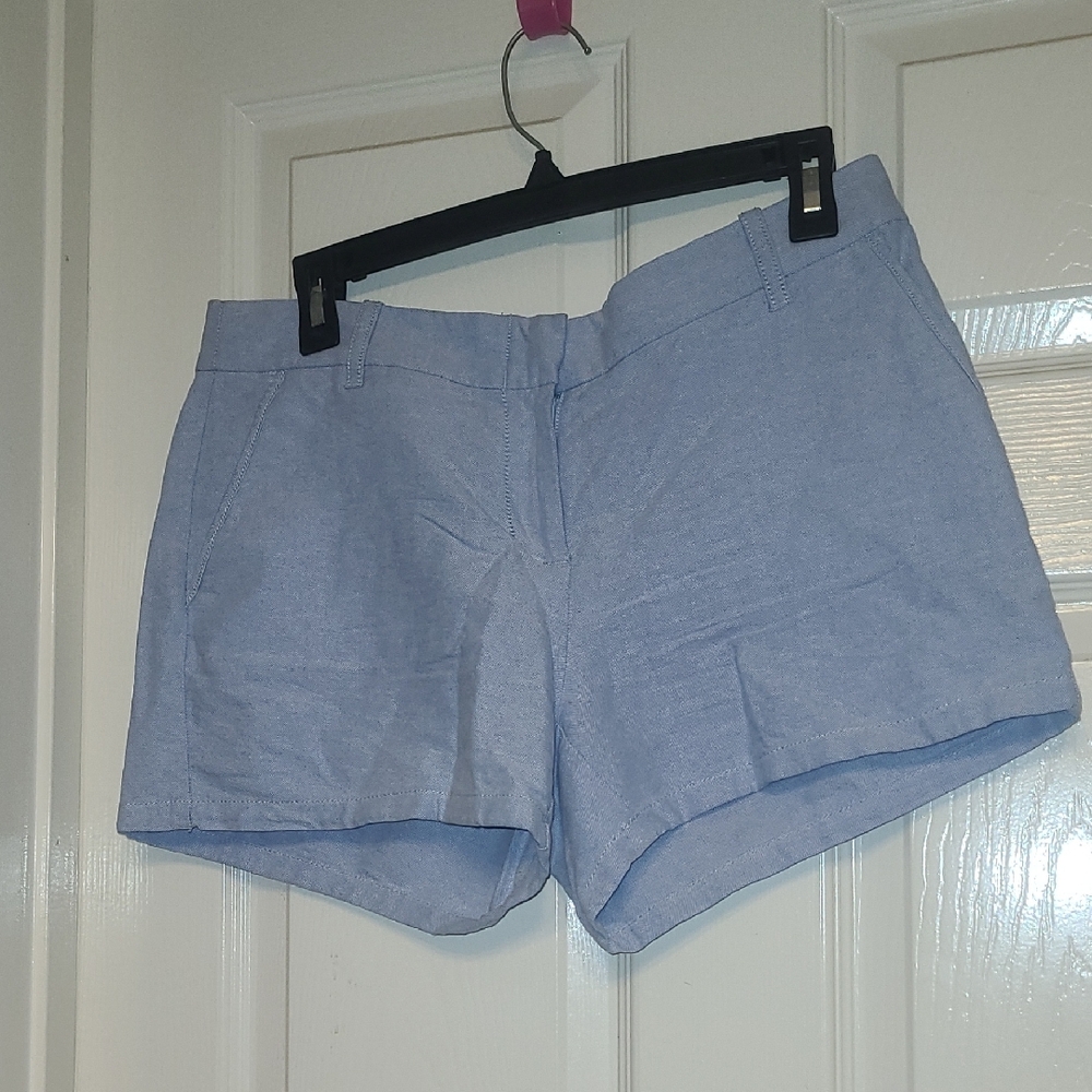 J Crew Light Blue Women’s Tailored Shorts Size 6